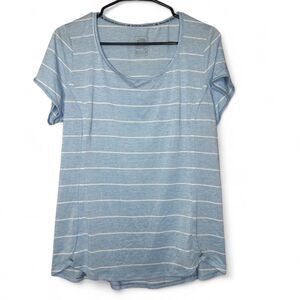|EUC| NORTH FACE Flash Dry Striped T Shirt
